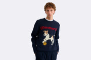 Jersey Edmmond Studios Finot Sweater Plain Navy para hombre
